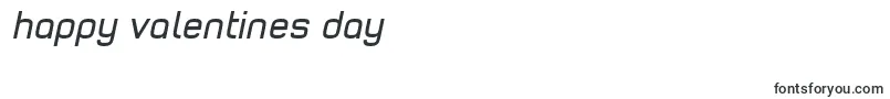フォントTypoStyleItalicDemo – バレンタインデーのフォント